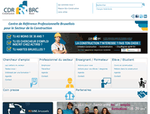 Tablet Screenshot of cdr-brc.be